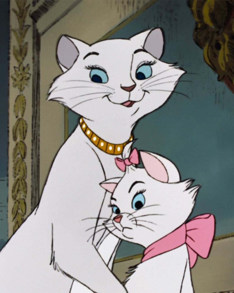 Duchess and Marie in The Aristocats