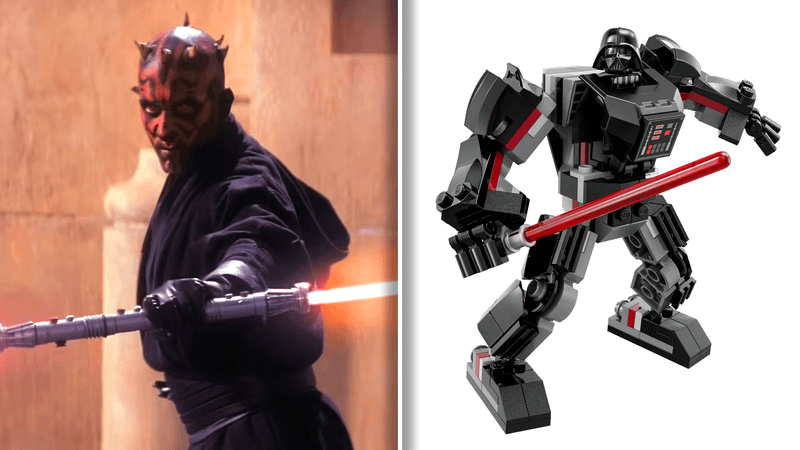 Darth Maul from Episode I: The Phantom Menace, Darth Maul LEGO mech suit